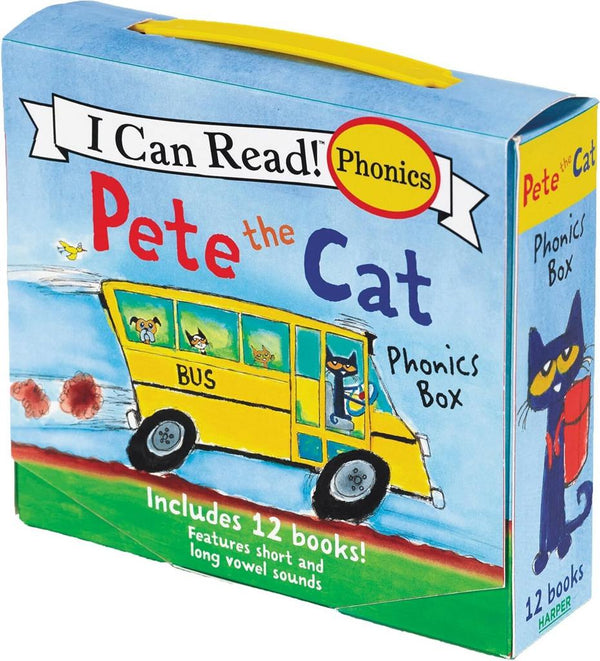 Pete the Cat 12-Book Phonics Fun - I Can Read